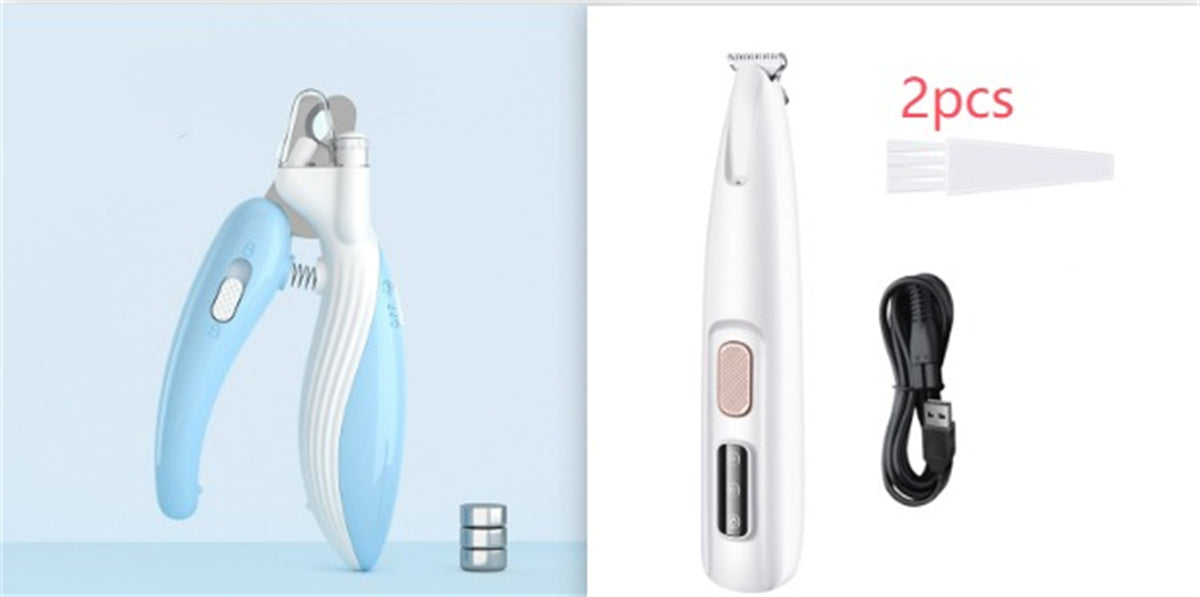 Dog Paw Trimmer with LED Light & Waterproof Design - Trending Store