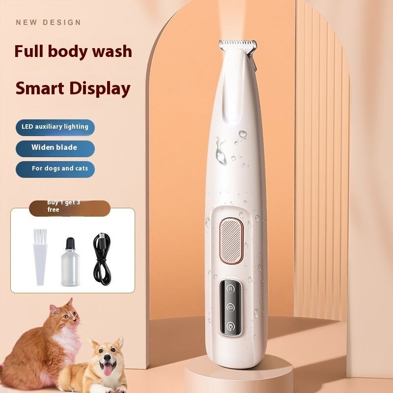 Dog Paw Trimmer with LED Light & Waterproof Design - Trending Store